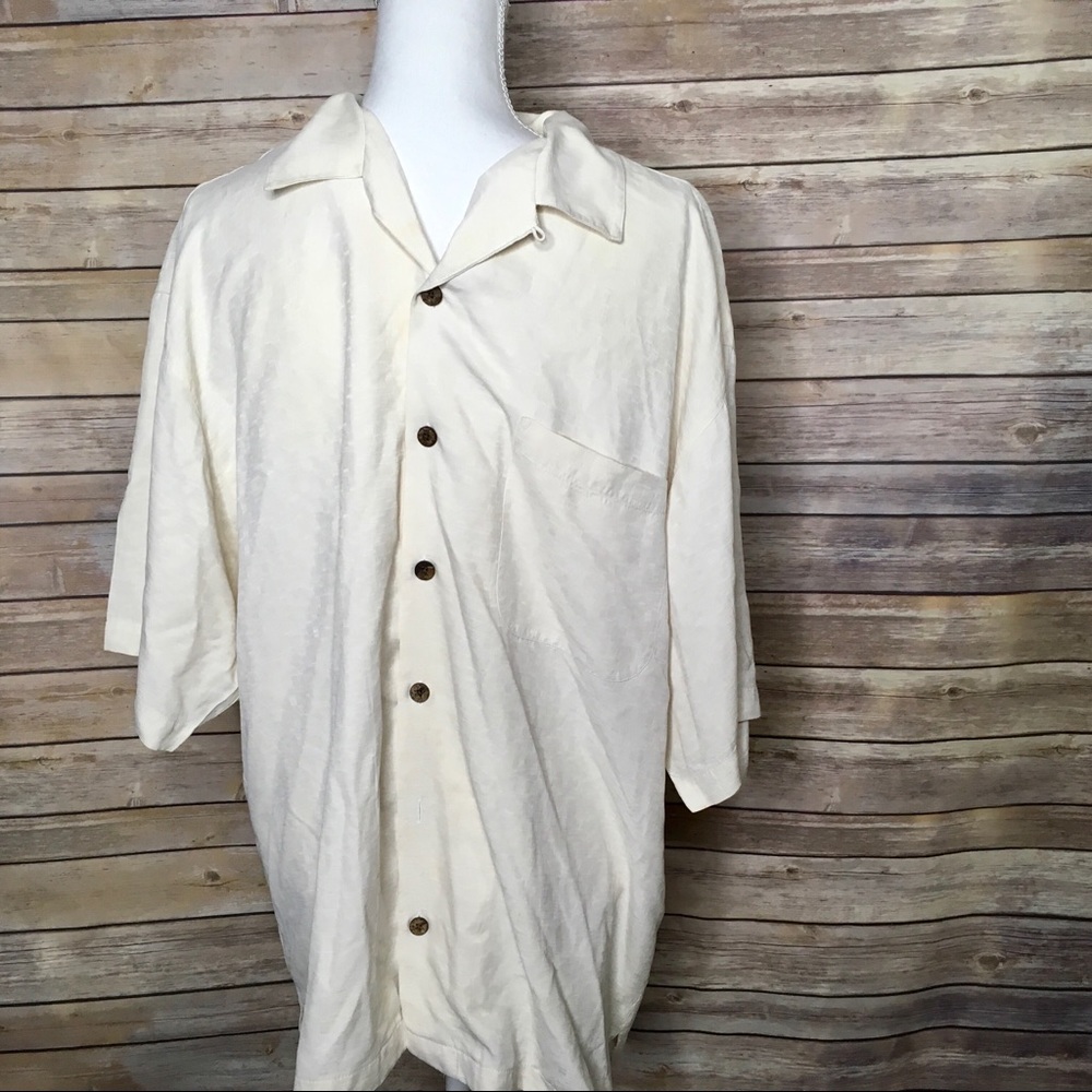 Tommy Bahama 100% Silk Holiday Survival Shirt